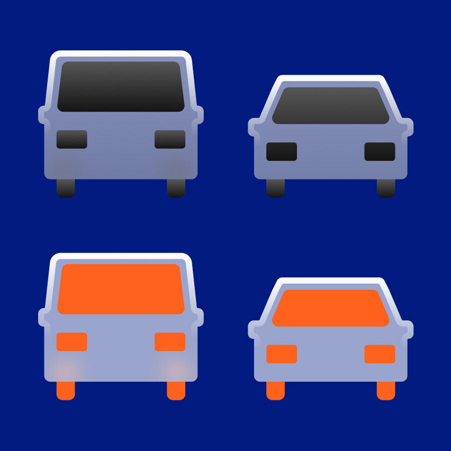 Iconen aanpasing Falcon